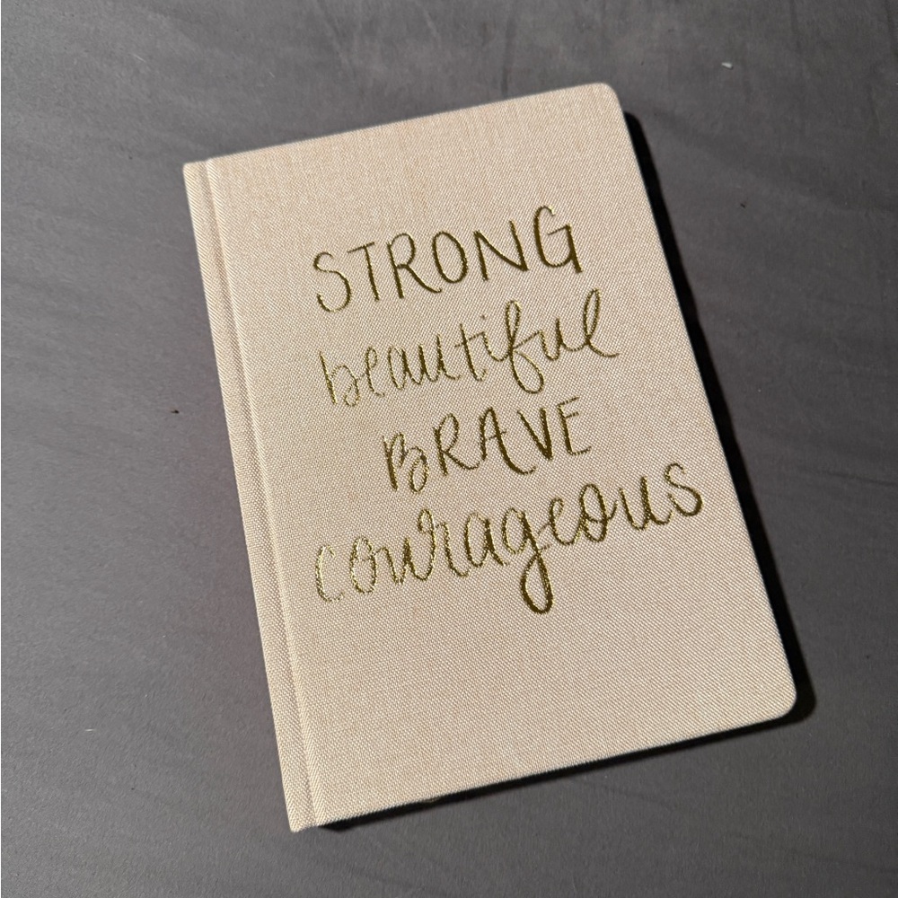 Inspirational Beige Journal by Sweet Water Decor